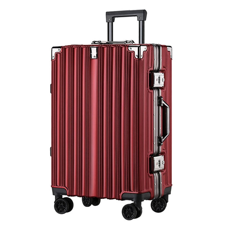 Dropshipping Universal Wheel Boarding Check Large Capacity Solid Suitcase Trolley Luggage Travel 20'26' Inch Trunk Package Bags