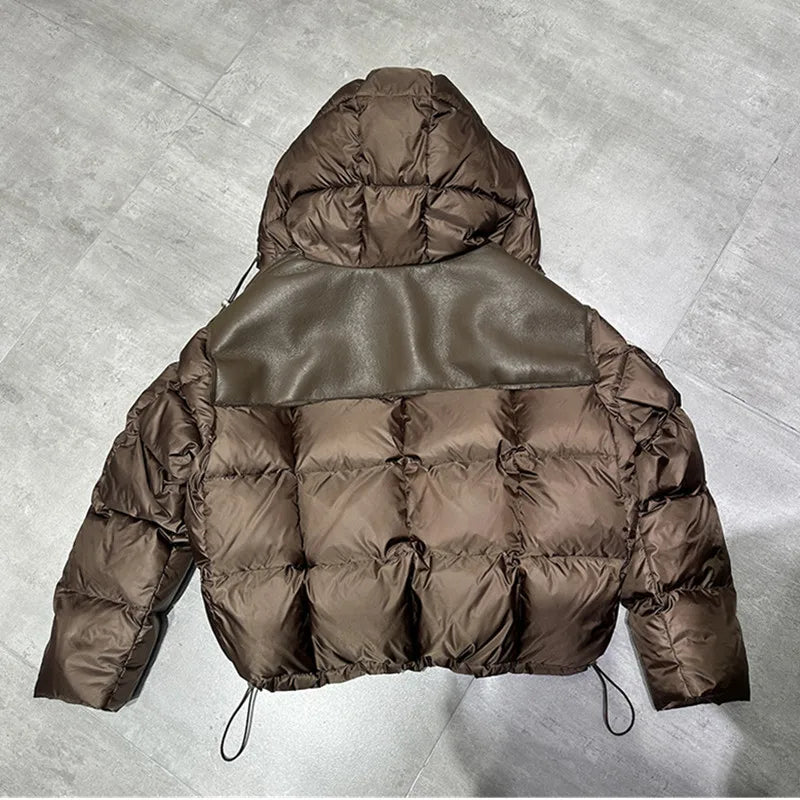 Thicken Down Jacket Women's 20233 Winter New White duck down Cold resistant bread Clothing Coat Female Hooded Parkas Outwear Top