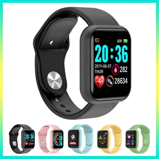 Multifunctional Smart Watch Man watch Bluetooth Connected Phone Music Fitness Sports Bracelet Sleep Monitor Y68 Smartwatch D20